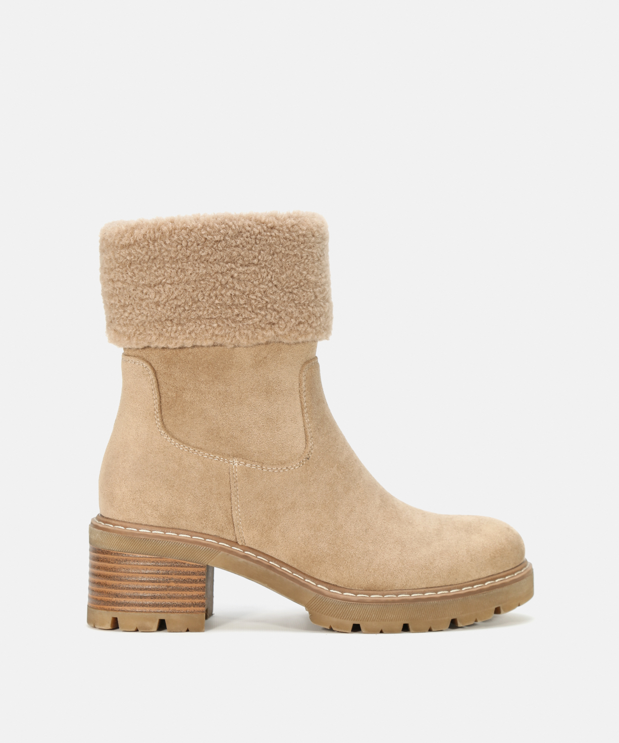 Botins taupe cano pelo image number null